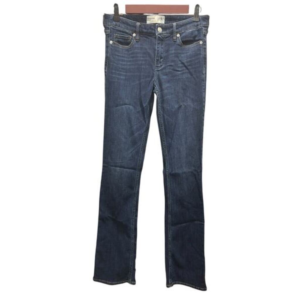 Abercrombie & Fitch Bootcut Jeans Women’s Size 4L Long W27 L35 Dark Wash